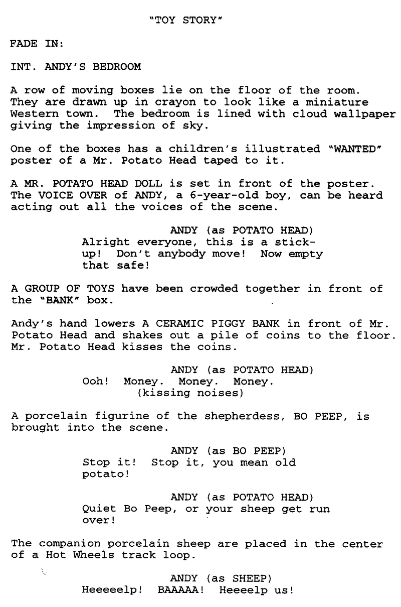 Page One: “Toy Story” (1995)