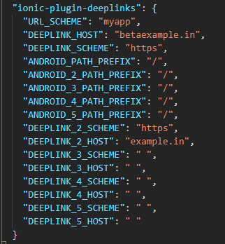 App Deep-Linking with Ionic