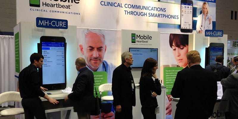 Technology at healthcare event