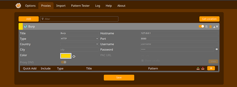 proxu foxy setup