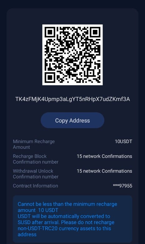 crypto address sample space ai