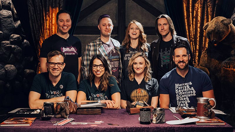 The cast of Critical Role, a popular Dungeons and Dragons live-play campaign.