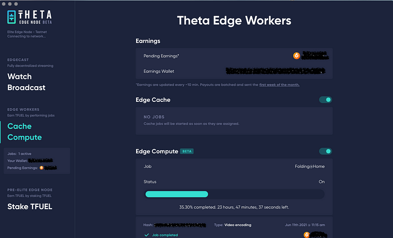 Theta edge node как пользоваться