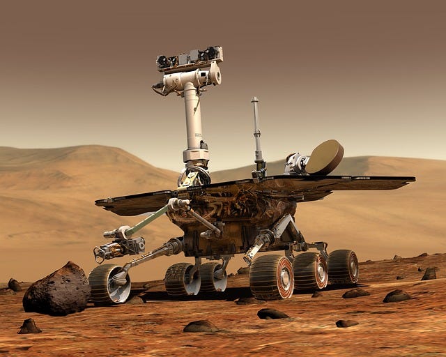 Mars Rover space travel robot