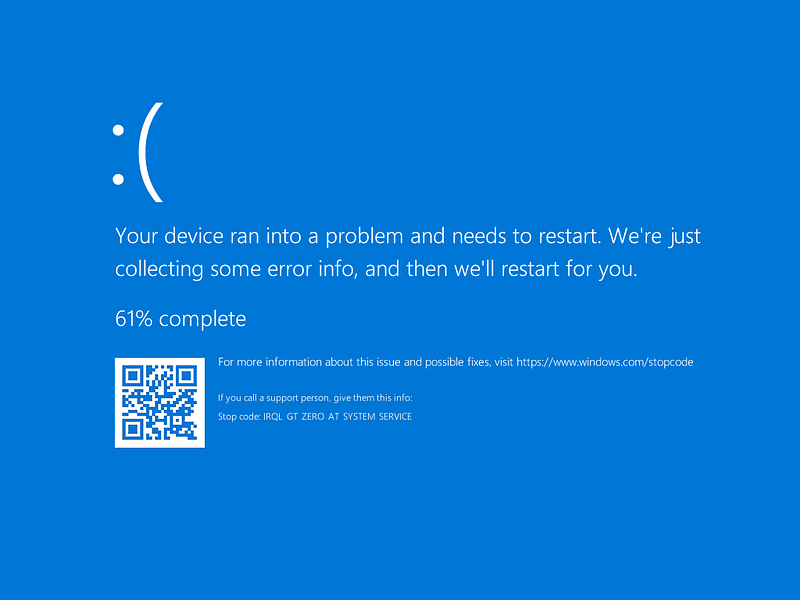 Windows Blue Screen of Death Is Dead — Stylish New Version Includes Auto Recovery