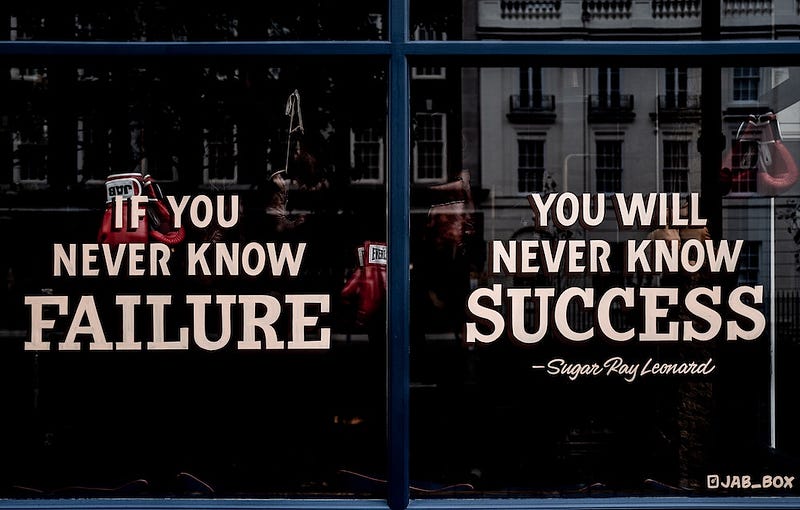 Writing and the Creative Life: Nothing succeeds like failure