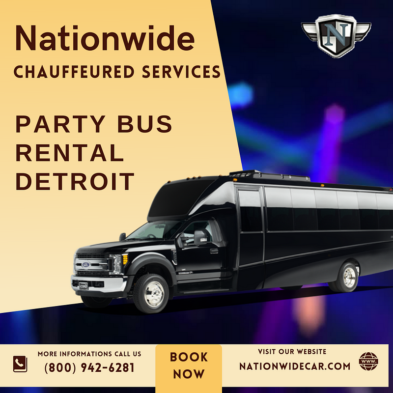 Party Bus Rental Detroit | Nationwide Chauffeured Services In Fort ...