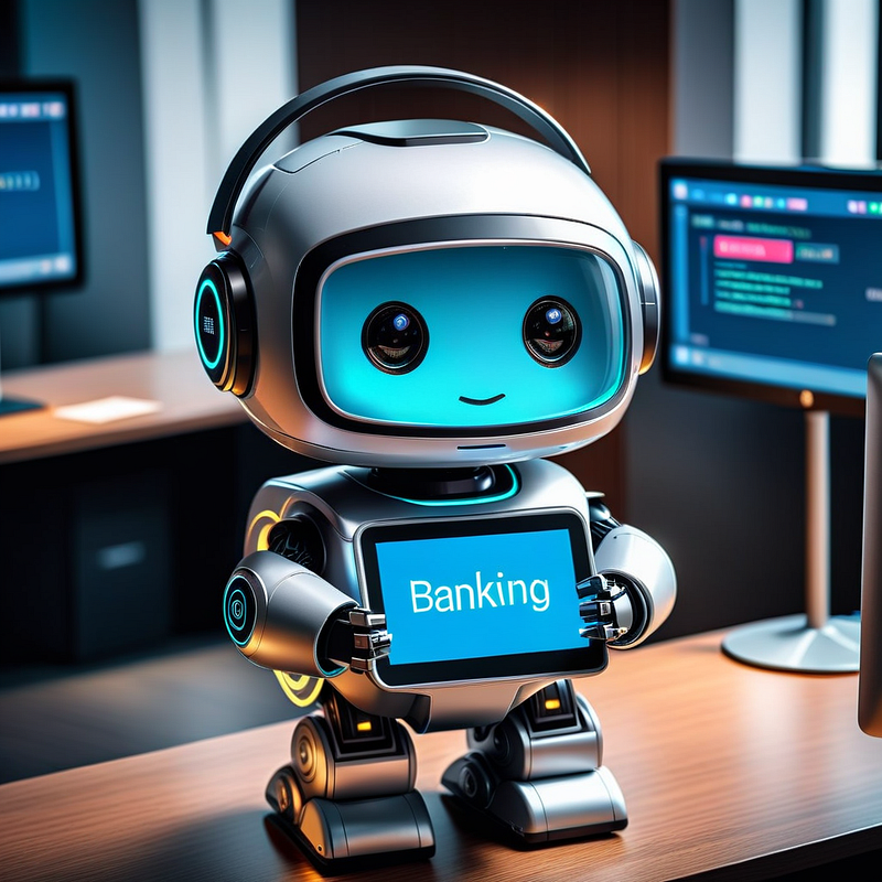 AI Agents in Banking - Generated from DALL•E 3 XL v2