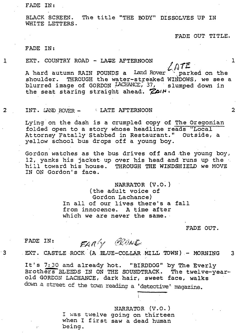 Page One: “Stand by Me” (1986)