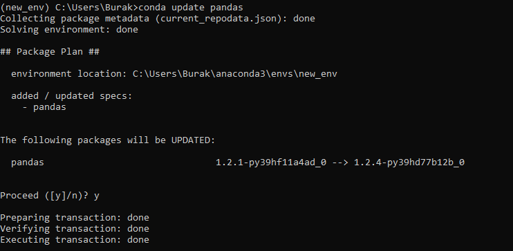 conda install package for specific version of python