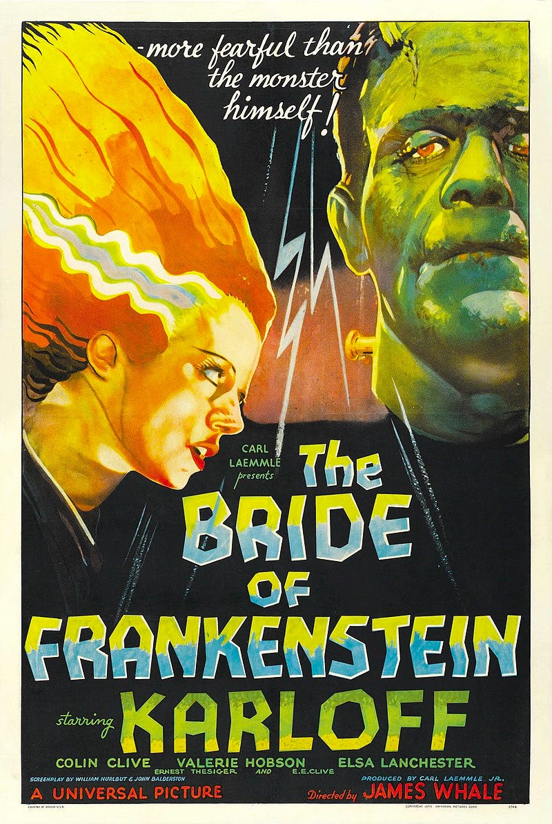 Poster for The Bride of Frankenstein