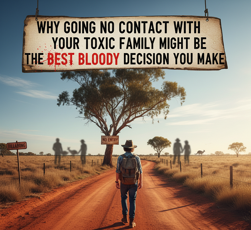 Why Going No Contact with Your Toxic Family Might Be the Best Bloody Decision You Make