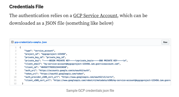 Connect to google cloud object storage with Golang Language