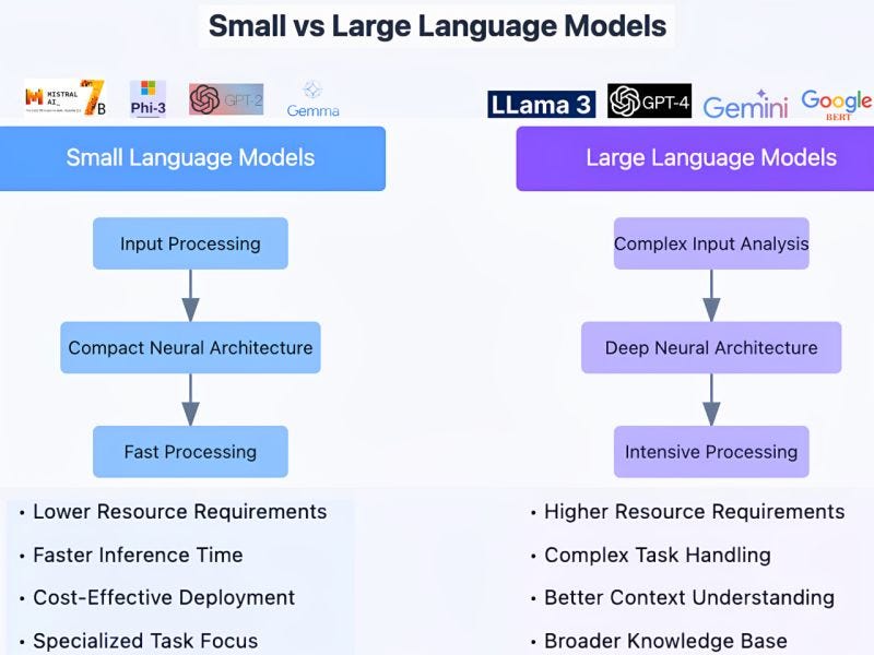 The Great Debate: Small vs Large Language Models: Making the Right Choice