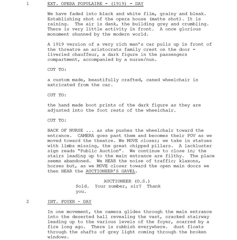 Page One: “The Phantom of the Opera” (2004)