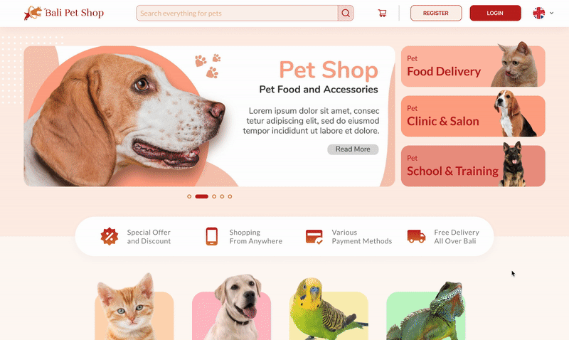 Final design Bali pet supply shop