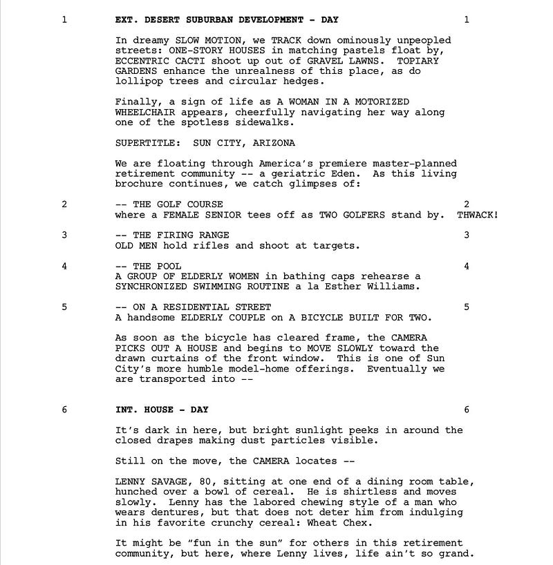 Page One: “The Savages” (2007)