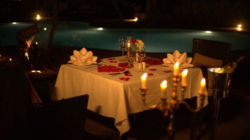 candle light dinner