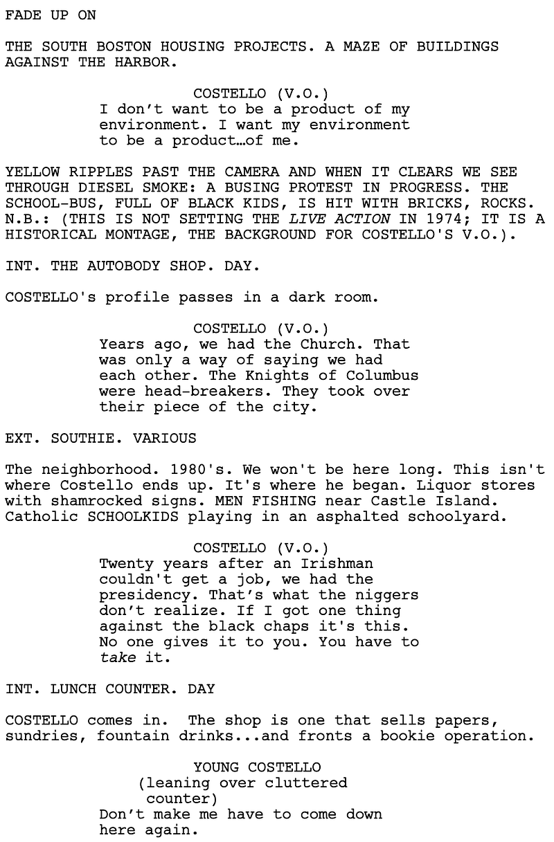 Page One: “The Departed” (2006)