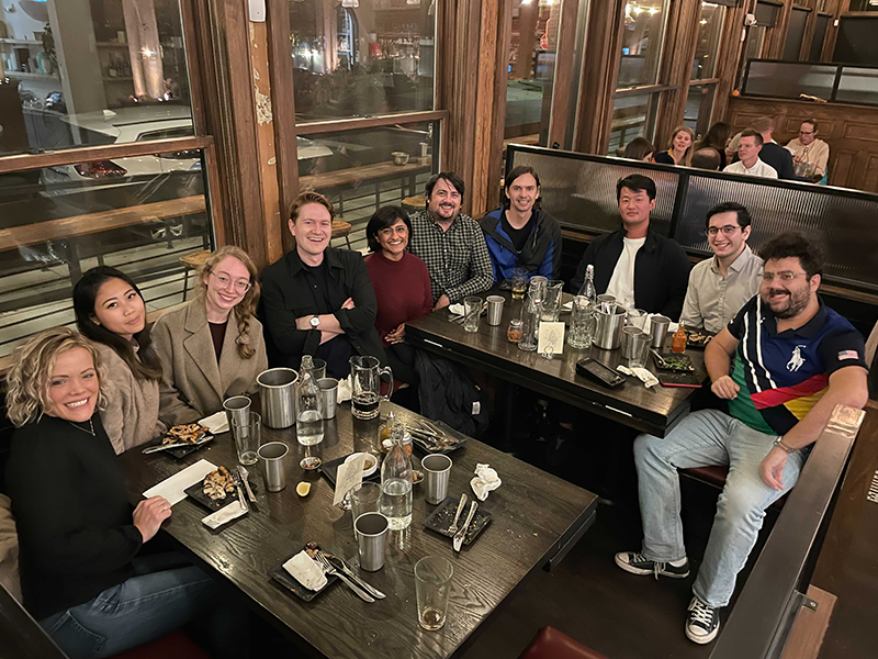 Mary (far left) and her colleagues in Denver for RubyConf.