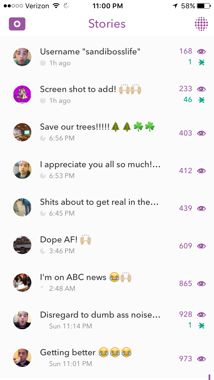 How To Gain 1000's Of Views On SnapChat - Anthony Sandi ...