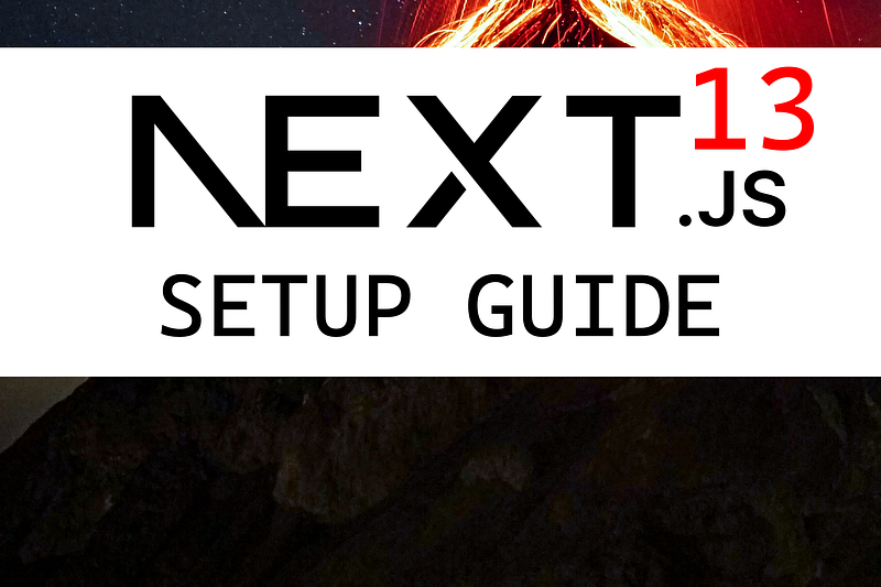How To Set Up Next.Js 13 Project