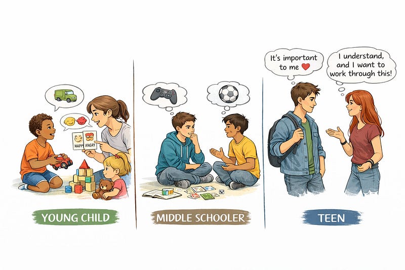 “Teaching conflict skills across different ages”