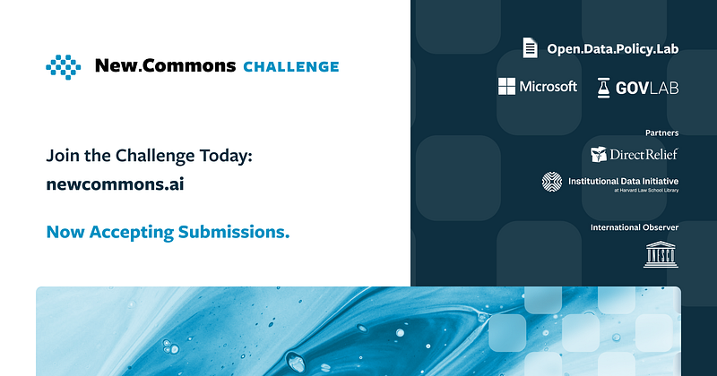 The New Commons Challenge Advancing Ai For Public Good Through Data Commons