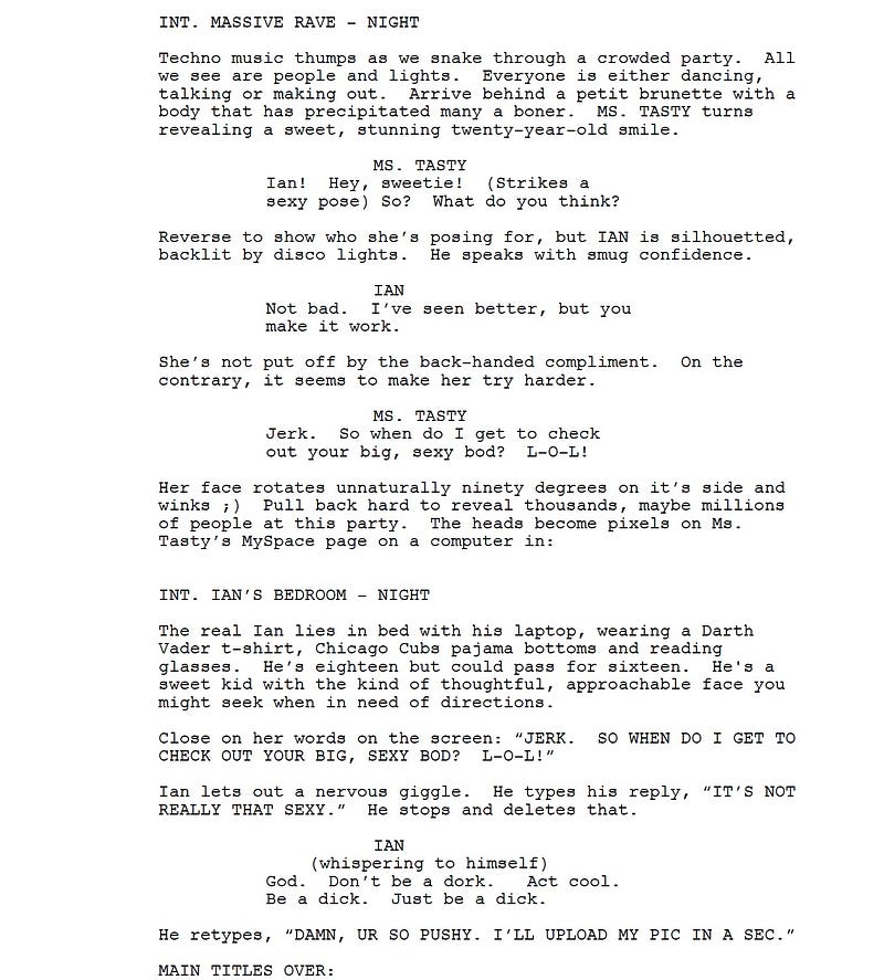 Page One: “Sex Drive” (2008)