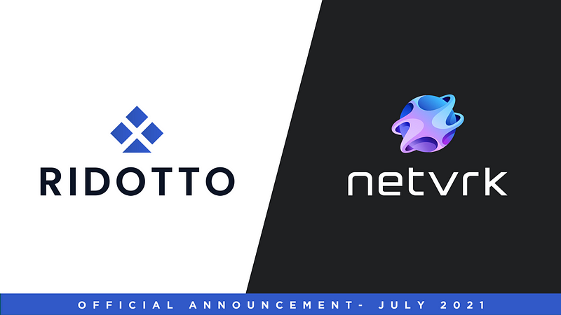 Ridotto Announcement: Netvrk Partnership