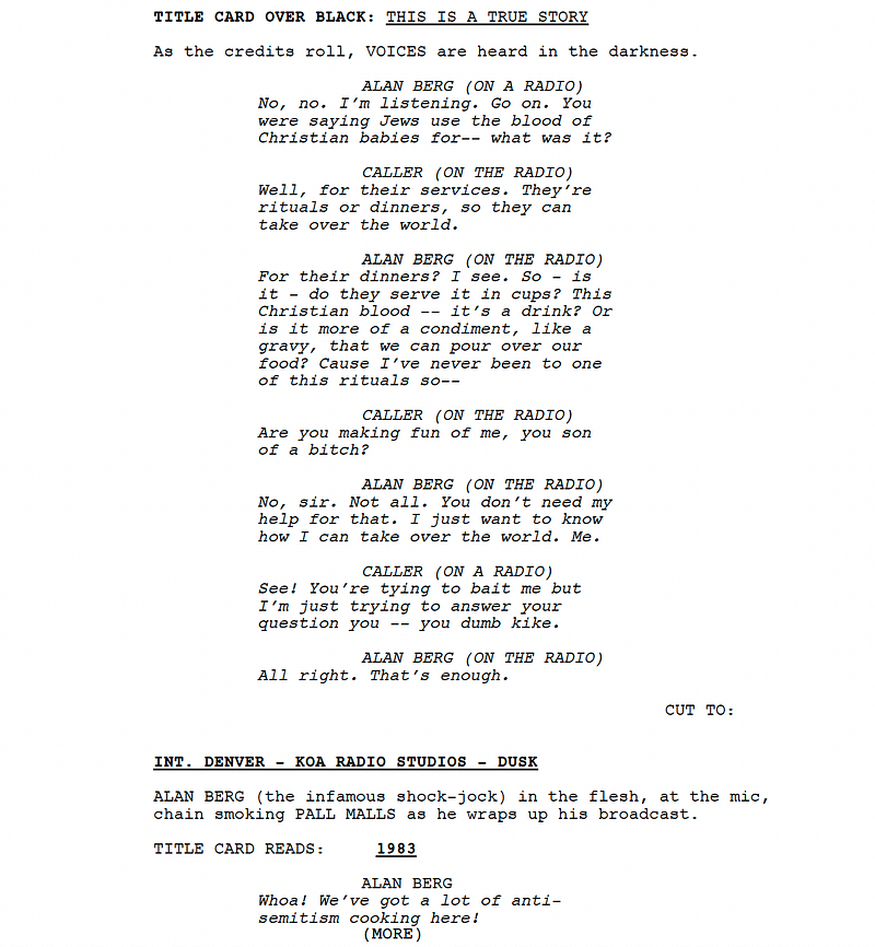 Page One: “The Order” (2024)