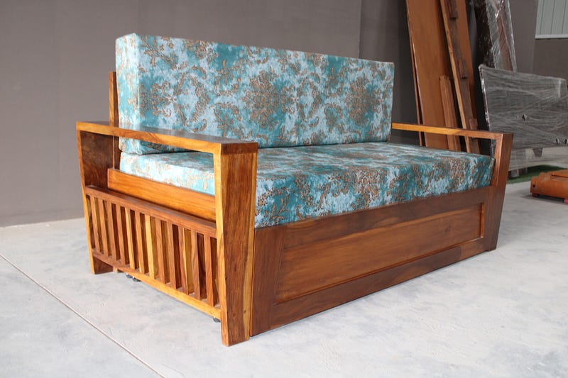 Modern Wooden Sofa Bed