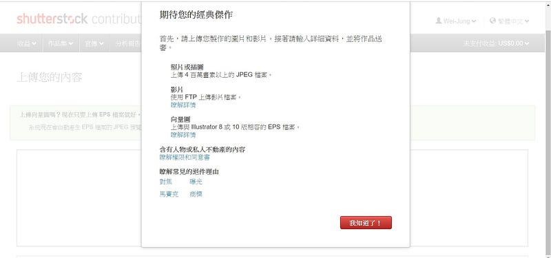 吉娜斜槓生活誌【微利圖庫】Shutterstock投稿流程和常見問題 被動收入斜槓賺錢微利圖庫攝影照片賣錢