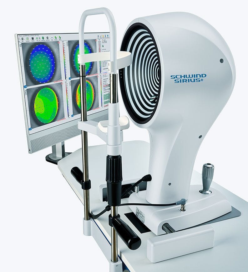 What is sirius eye test?