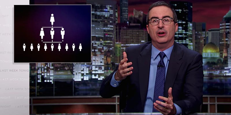 John Oliver recently criticized Amway and other multilevel marketing models.
