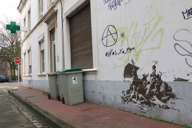 Resultado de imagen de banksy la balsa de la medusa