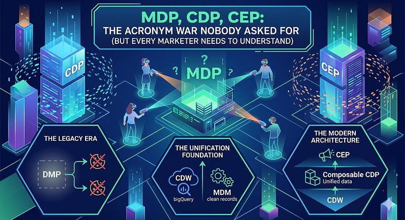 MDP, CDP, CEP: The Acronym War Nobody Asked For (But Every Marketer Needs to Understand)