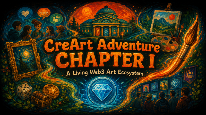 CreArt Adventure Chapter I Tokenomics: A Web3 Art Ecosystem on Base