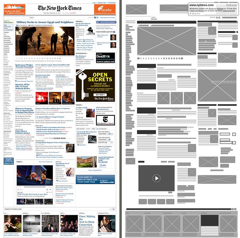 wireframe example