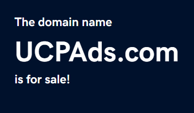 UCP Ads UCPAds.com domain for sale at Domain AIO
