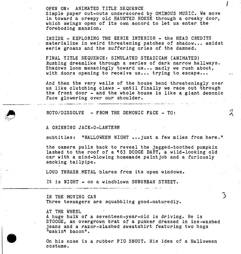 Page One: “Night of the Demons” (1988)