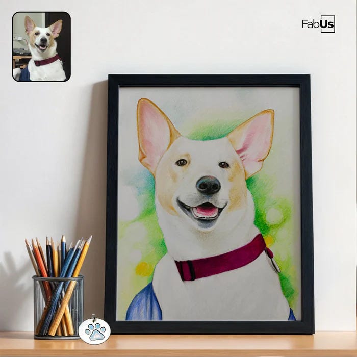 colored pencil pet portraits
