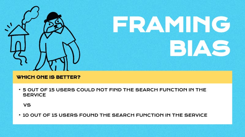 Example of framing bias