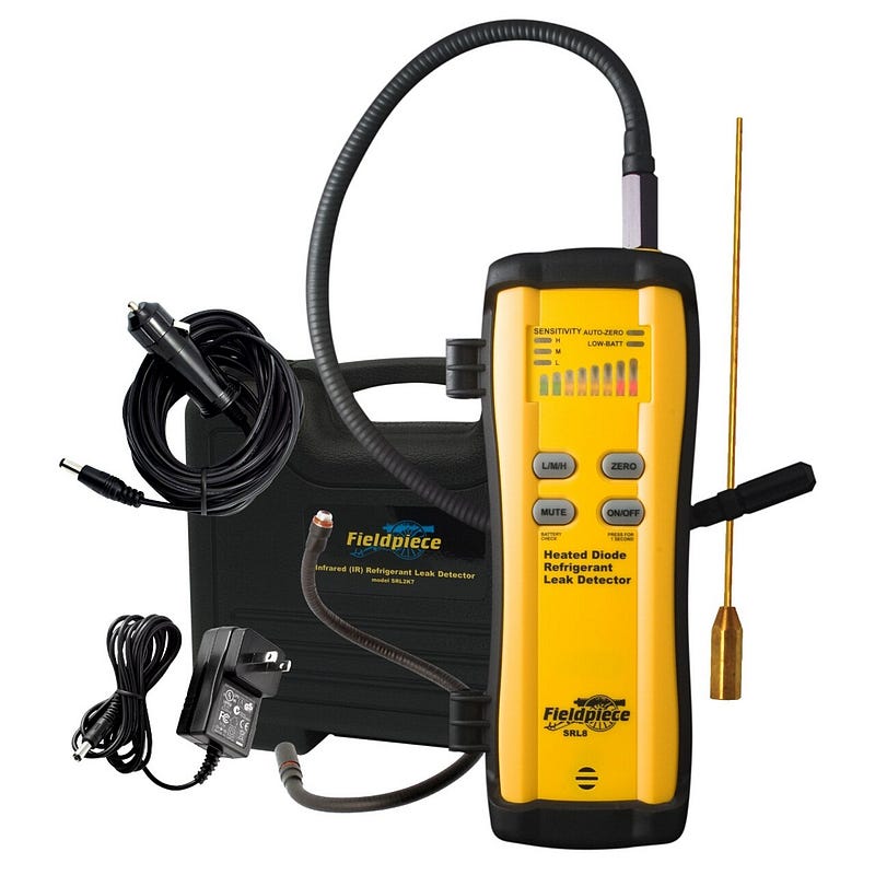 Fieldpiece SRL8 Heated Diode Leak Detector — Best Refrigerant Leak Detectors — WALFOSBRAND.COM