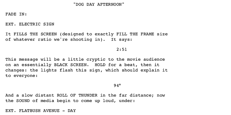 Page One: ‘Dog Day Afternoon’ (1975)
