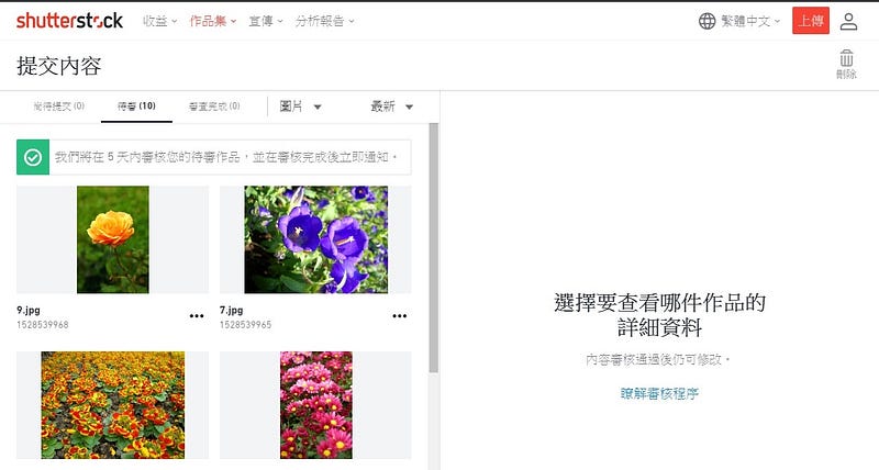 吉娜斜槓生活誌【微利圖庫】Shutterstock投稿流程和常見問題 被動收入斜槓賺錢微利圖庫攝影照片賣錢