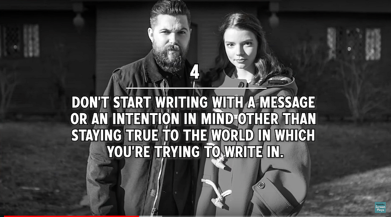 Video: 10 Screenwriting Tips from Robert Eggers