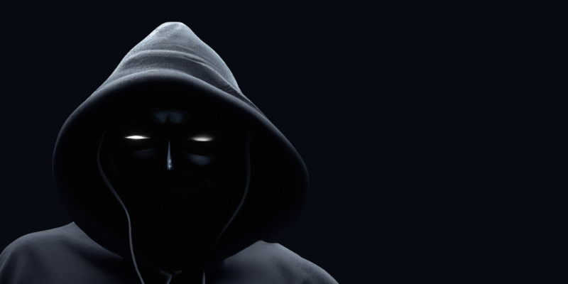 Image of a person in a dark mask and wearing a dark hoodie — SEO’s Dark Secret