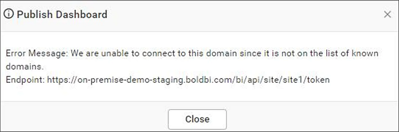 Denied access notification