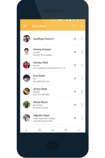 VG startup event app